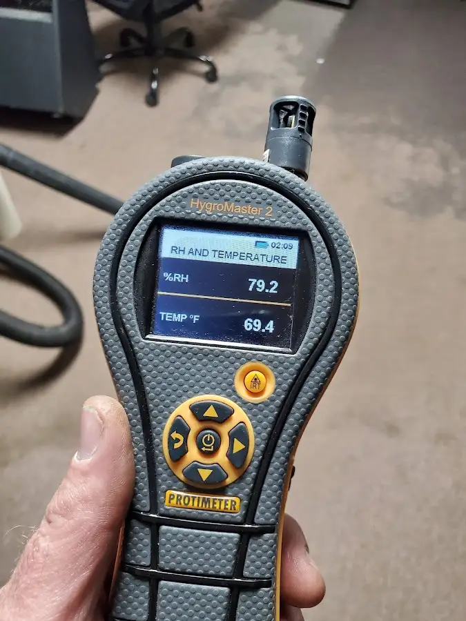 Moisture meter humidity assessment for Mold Remediation & Removal in Dothan